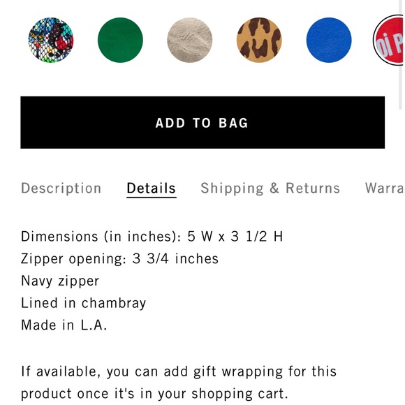 Clare V coin clutch NWT - Picture 6 of 8